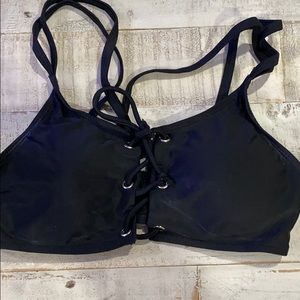 Black bikini top